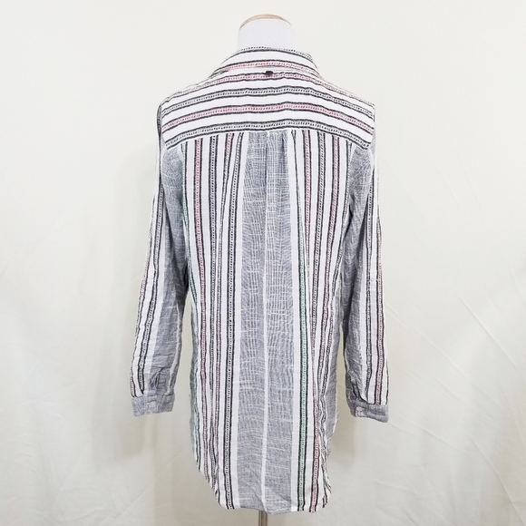 Soft Surroundings Aruba tunic top embroidered - Picture 3 of 6